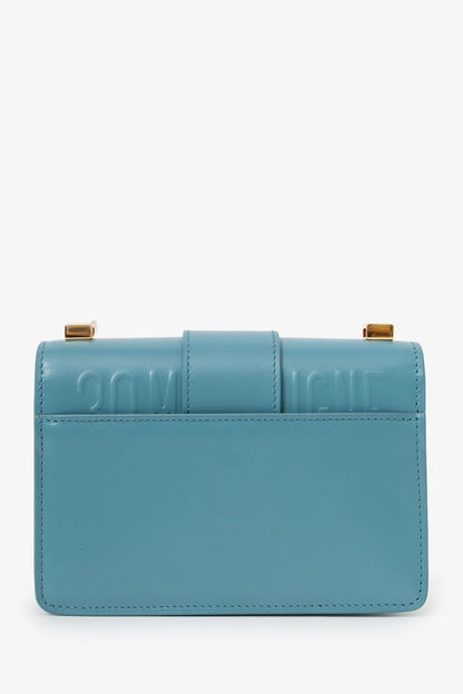 Christian Dior Blue Leather Montagine Micro Crossbody Rovelle Bags
