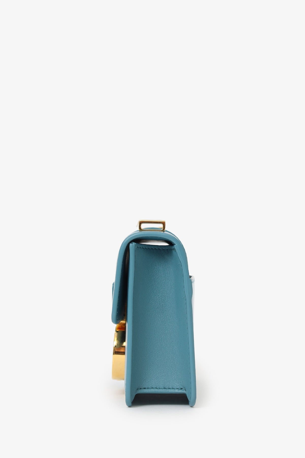 Christian Dior Blue Leather Montagine Micro Crossbody Rovelle Bags