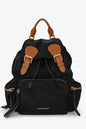 Burberry Nylon Black/Brown Leather Technical Backpack