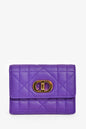 Christian Dior 2023 Purple Cannage Micro Miss Caro Bag Rovelle Bags