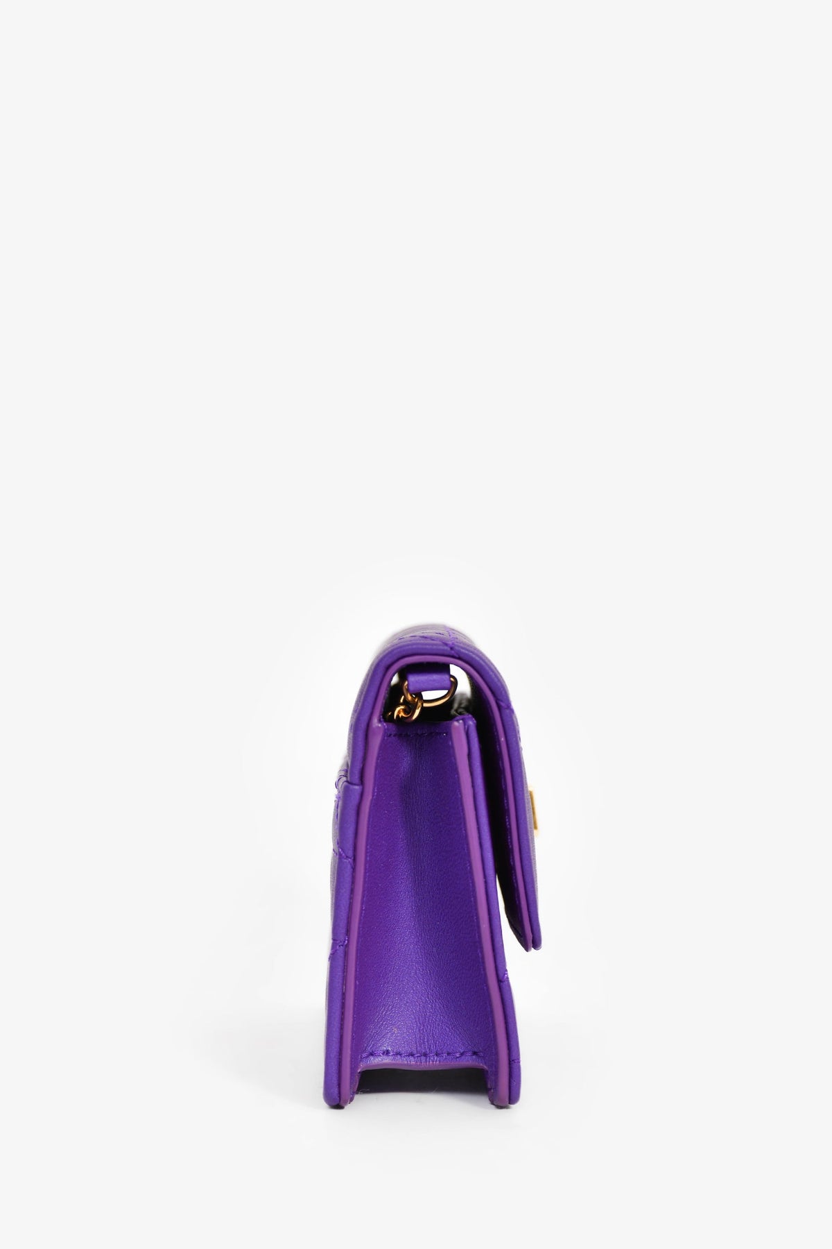 Christian Dior 2023 Purple Cannage Micro Miss Caro Bag Rovelle Bags