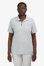 Burberry London Grey Cotton Polo T-Shirt Size L Mens