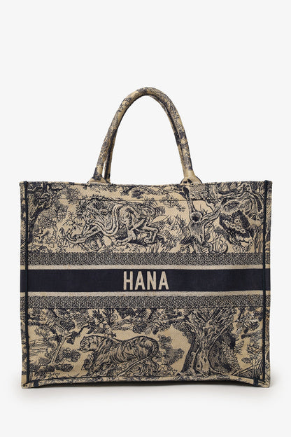 Dior Book Tote Leather Tote Bag Beige Rovelle Bags