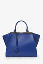 Fendi Blue Leather 3Jours Tote Bag With Strap Rovelle Bags