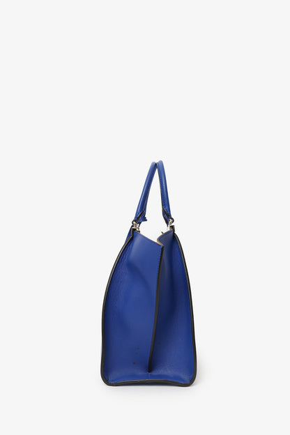 Fendi Blue Leather 3Jours Tote Bag With Strap Rovelle Bags