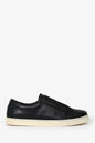 Fendi Black Leather Logo Slip Ons Size 39 Rovelle Bags