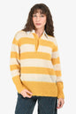 Fendi Yellow/White Stripe Mohair Polo Shirt Size 46 Rovelle Bags
