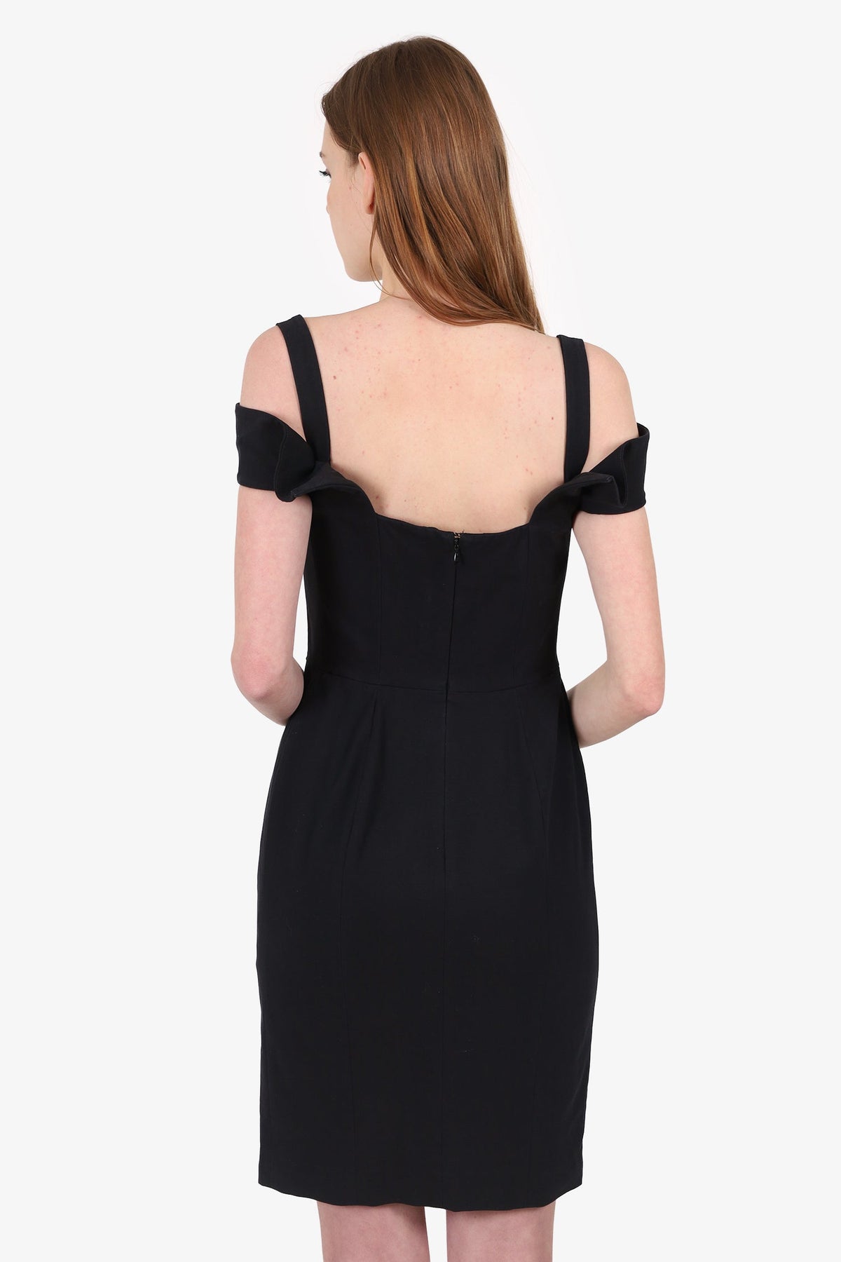 Fendi Black Knee Length Dress Size 40 Rovelle Bags