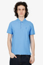 Burberry Blue Polo 'TB' Embroidered Top Size M Mens