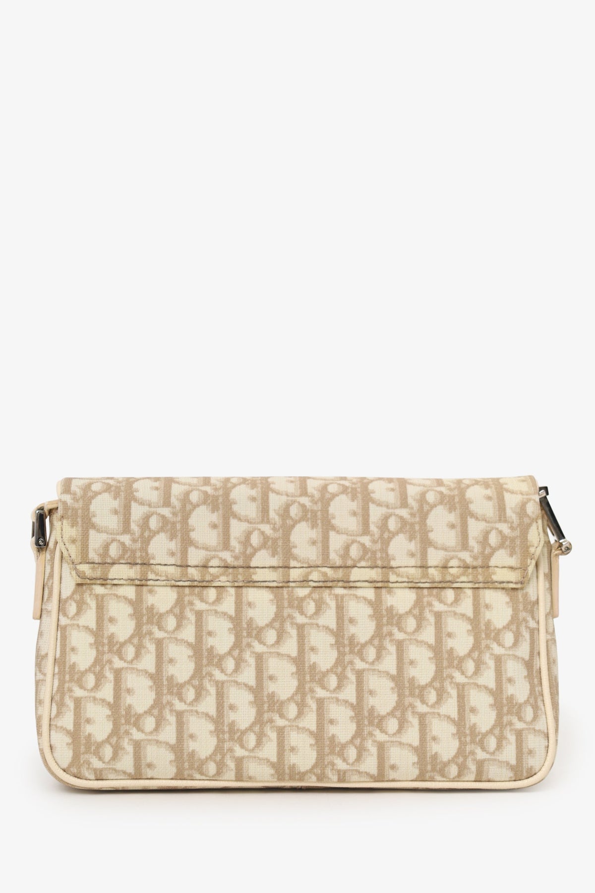 Christian Dior By John Galliano 2005 Beige Diorissimo Floral Crossbody Bag Rovelle Bags