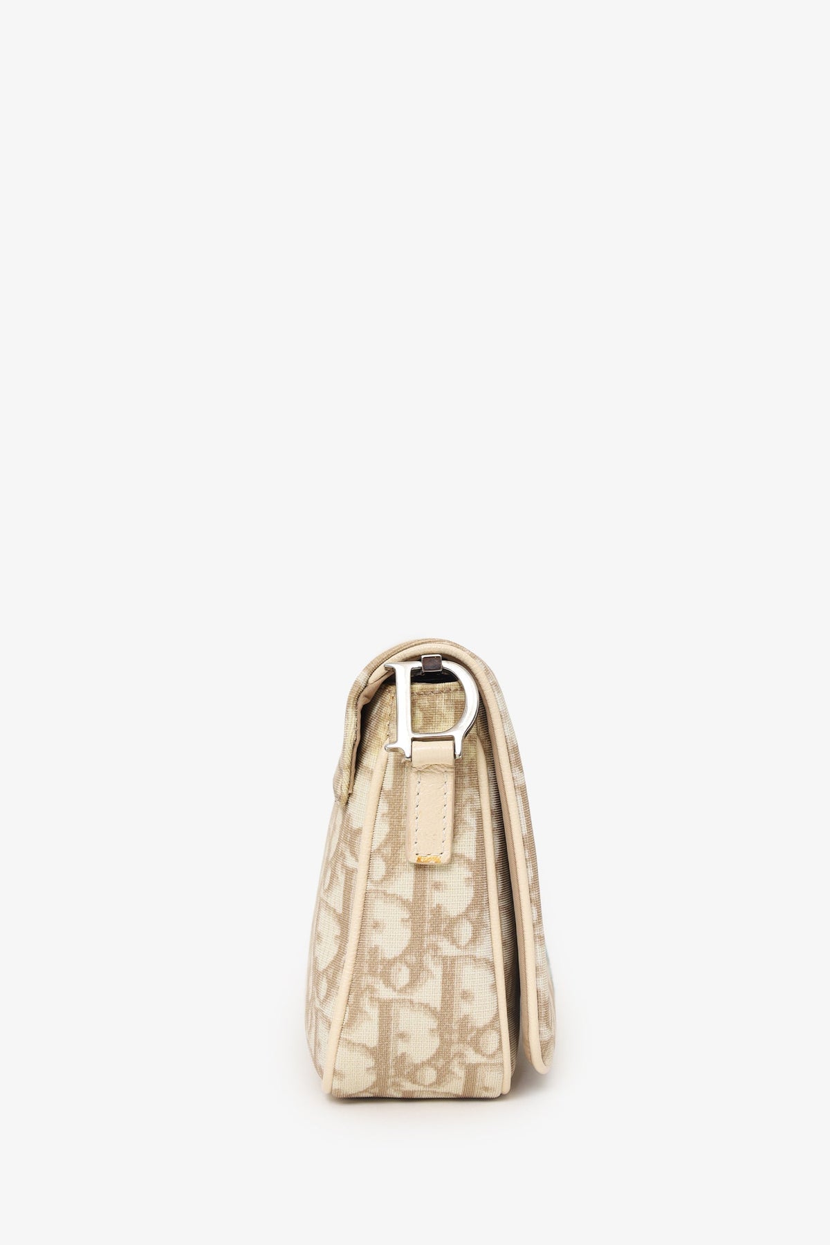 Christian Dior By John Galliano 2005 Beige Diorissimo Floral Crossbody Bag Rovelle Bags