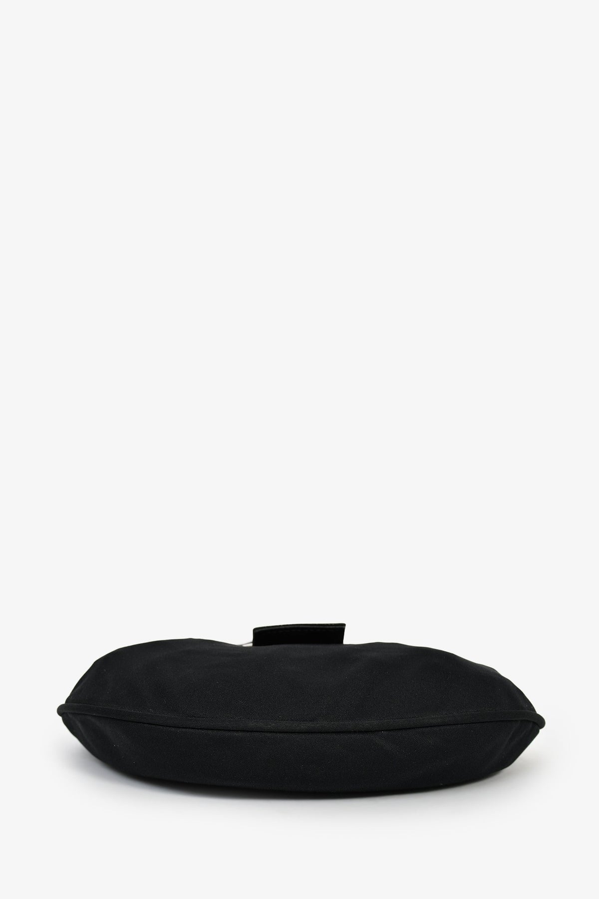 Fendi Black Fabric Mamma Half Moon Shoulder Bag Rovelle Bags