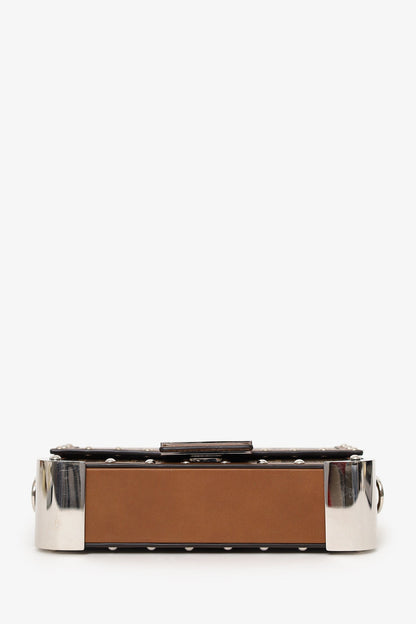 Fendi 2020 Brown FF 1974 Baguette Trunk Bag Rovelle Bags