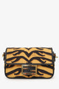 Fendi 2021 Tiger Embroidered Canvas Baguette Bag Rovelle Bags