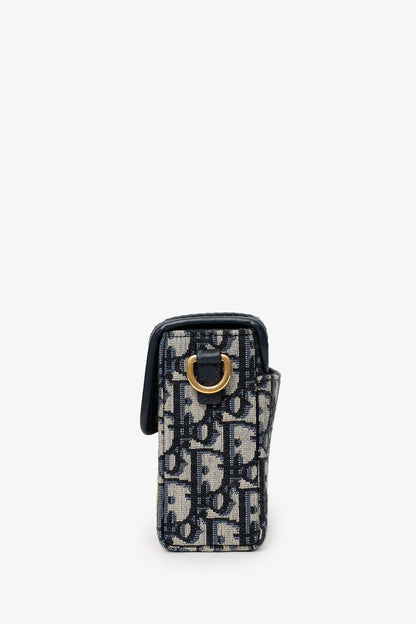 Christian Dior Navy Oblique Montaigne 30 Box Bag Rovelle Bags