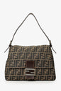 Fendi Brown FF Zucca Canvas Mama Baugette Shoulder Bag Rovelle Bags