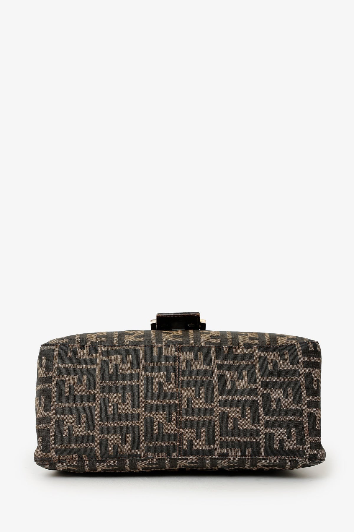 Fendi Brown FF Zucca Canvas Mama Baugette Shoulder Bag Rovelle Bags