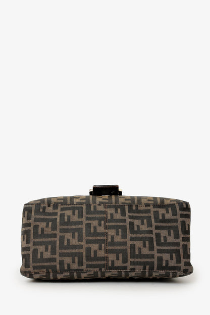 Fendi Brown FF Zucca Canvas Mama Baugette Shoulder Bag Rovelle Bags