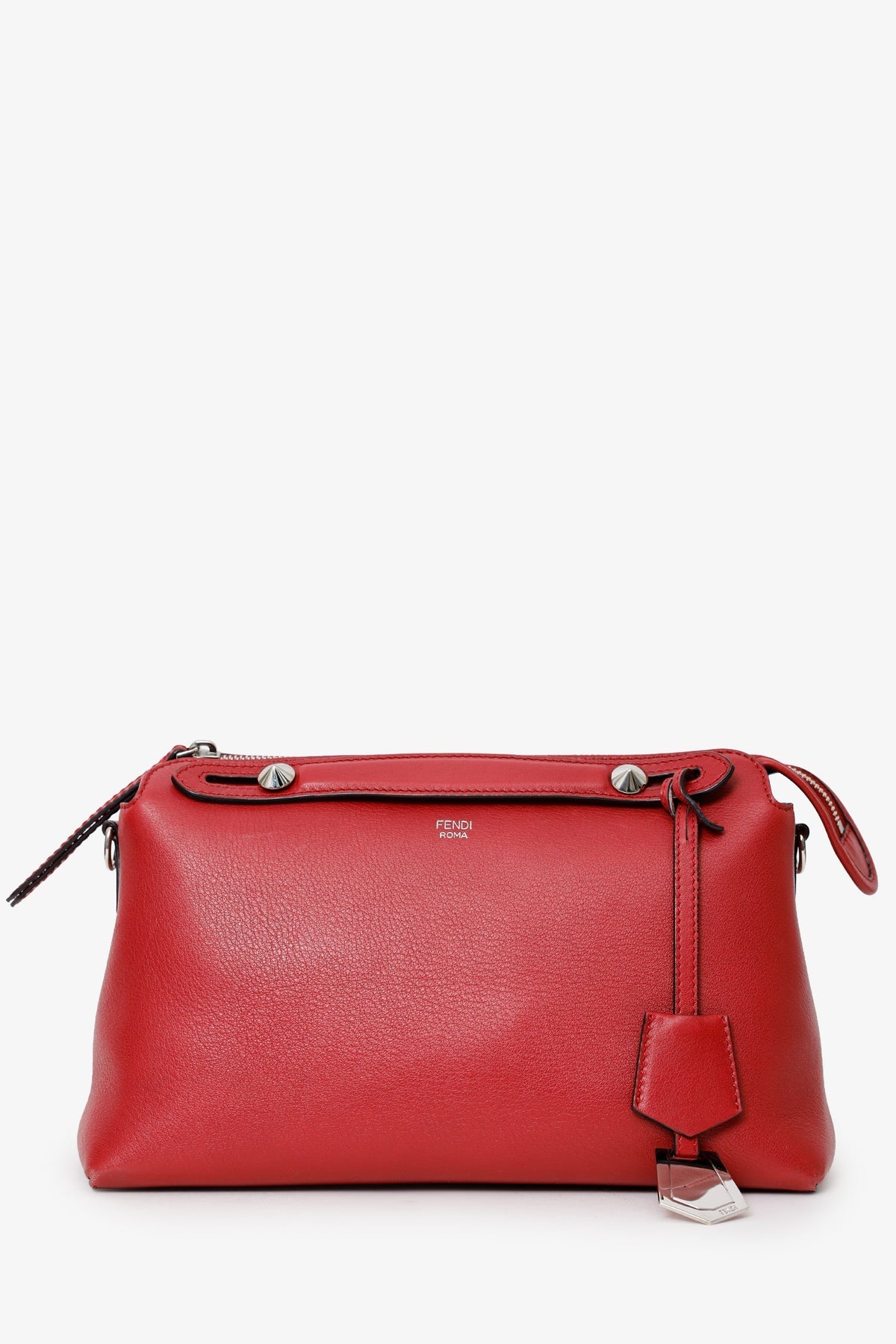 Fendi Red Leather Small By The Way Crossbody Rovelle Bags