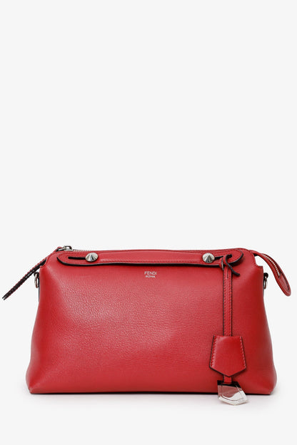 Fendi Red Leather Small By The Way Crossbody Rovelle Bags