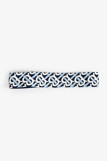 Burberry Blue Logo Headband
