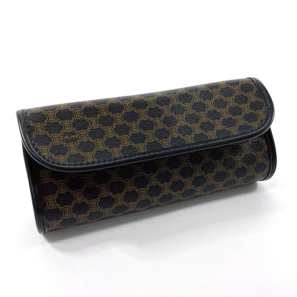 CELINE Pouch PVC black Macadam