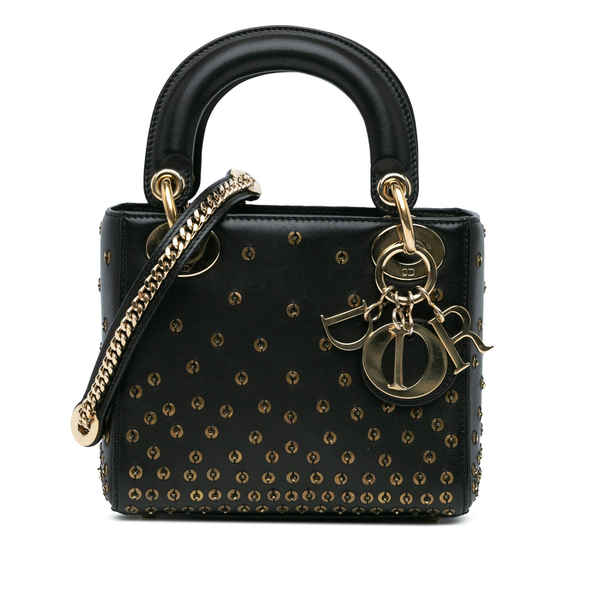 Dior Lady Dior Chain Leather Shoulder Bag Rovelle Bags