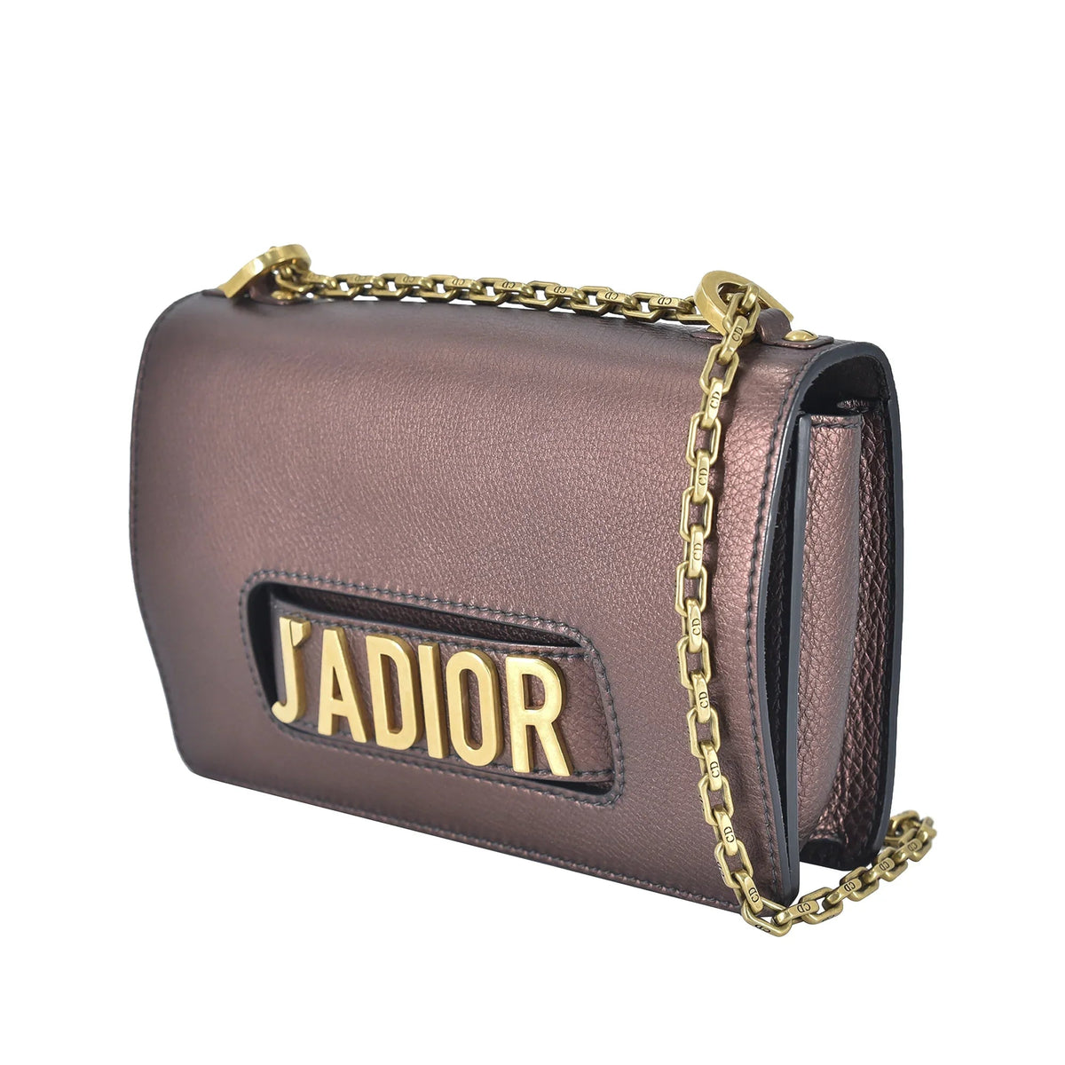 Brown Dior Medium J'Adior Chain Flap Crossbody Bag Rovelle Bags