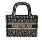 Blue Dior Mini Oblique Canvas Book Tote Handbag Rovelle Bags