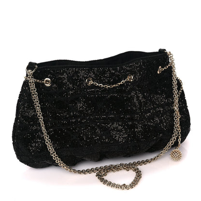 Christian Dior Embroidered Beaded Dream Bucket Bag Black Rovelle Bags