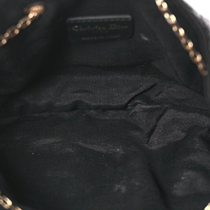 Christian Dior Embroidered Beaded Dream Bucket Bag Black Rovelle Bags