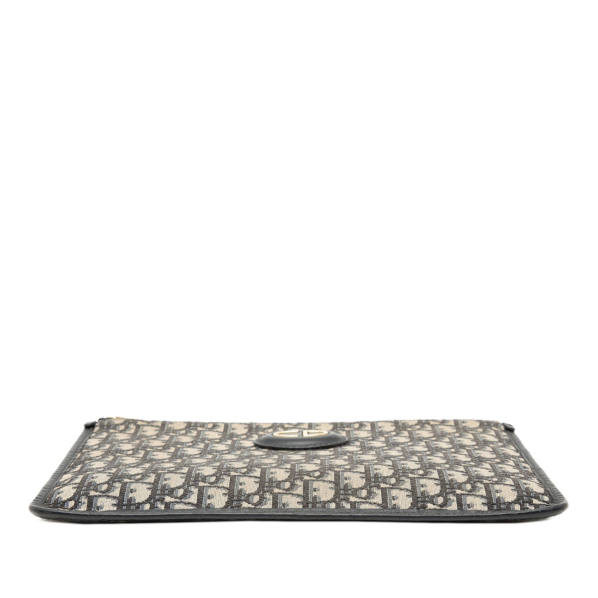 Blue Dior Oblique Canvas Clutch Rovelle Bags