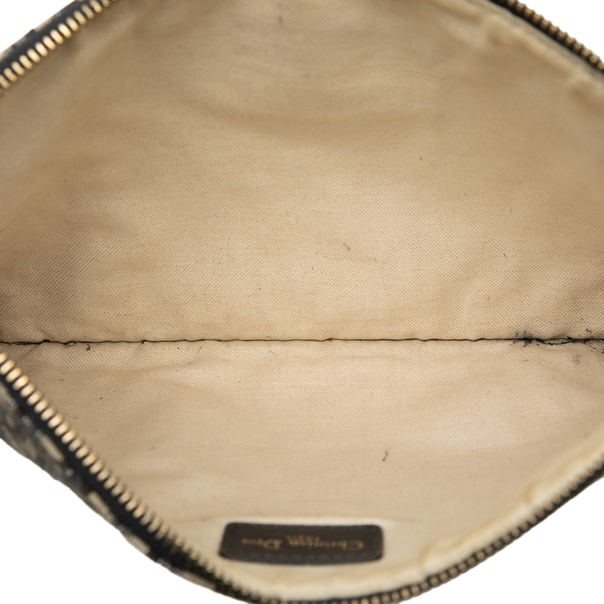 Blue Dior Oblique Canvas Clutch Rovelle Bags