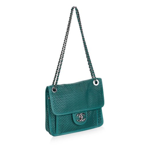Chanel Timeless Leather Silver Handbag Rovelle Bags