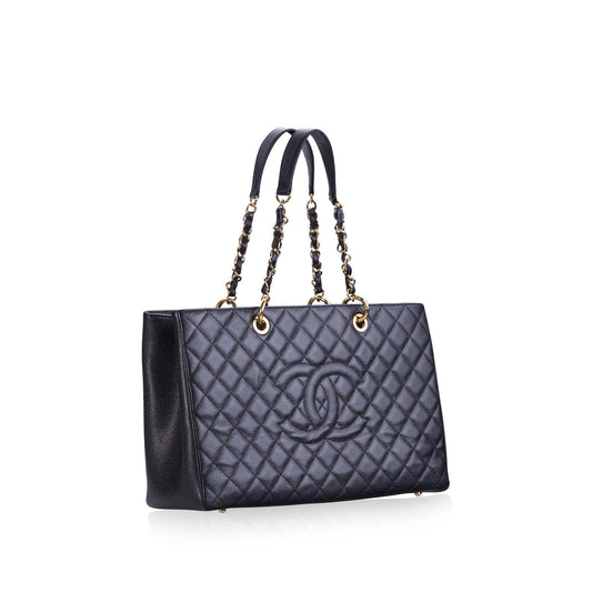 Chanel Timeless Caviar Black Tote Bag Style 45 Rovelle Bags