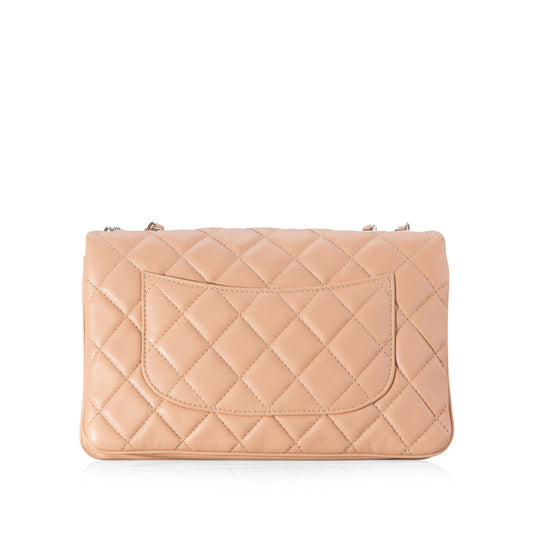 Chanel Timeless Lambskin Silver Shoulder Bag Rovelle Bags