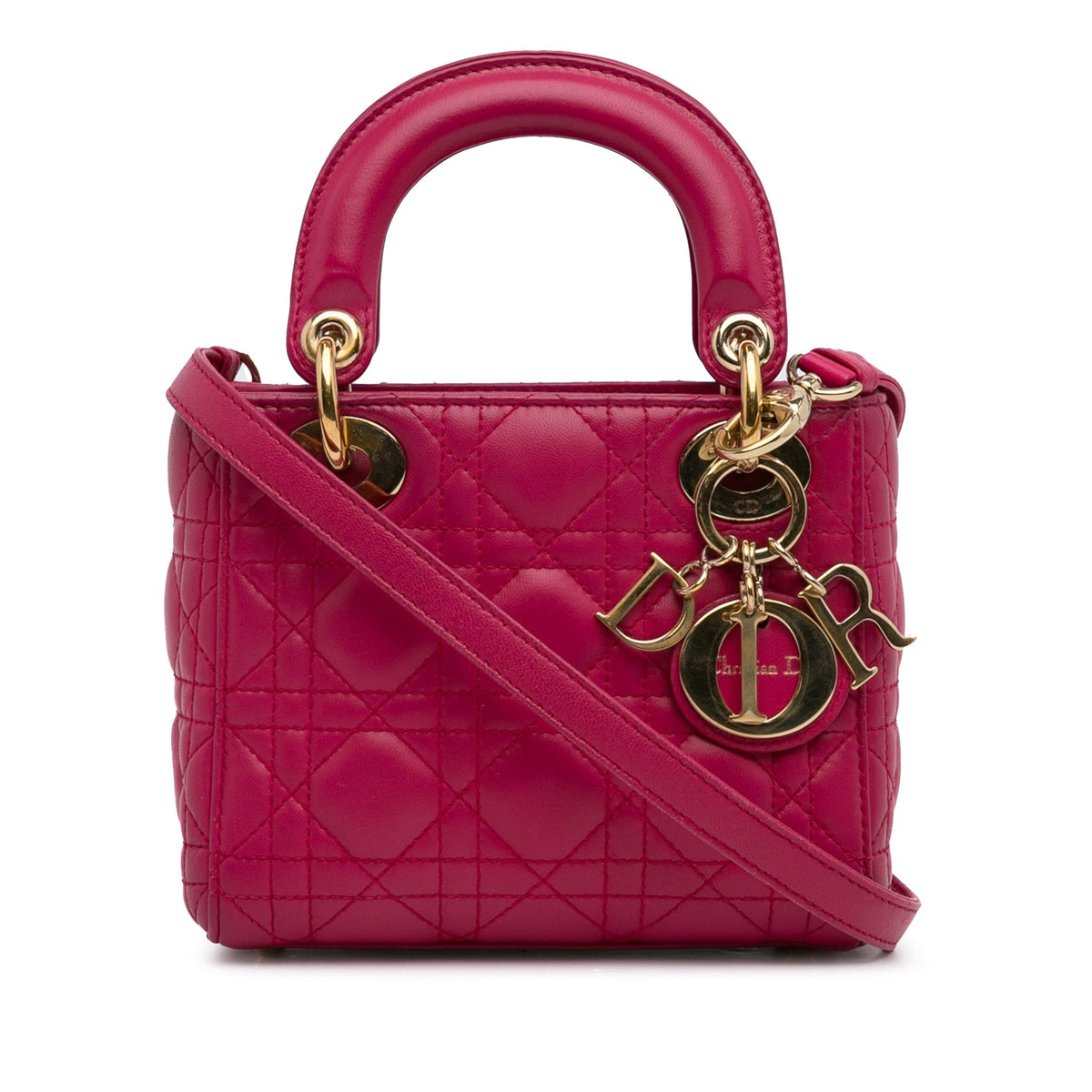 Dior Lady Dior Quilted Leather Shoulder Bag Rovelle Bags