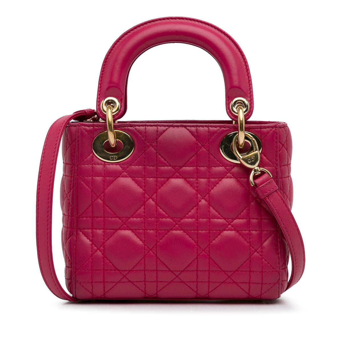 Dior Lady Dior Quilted Leather Shoulder Bag Rovelle Bags