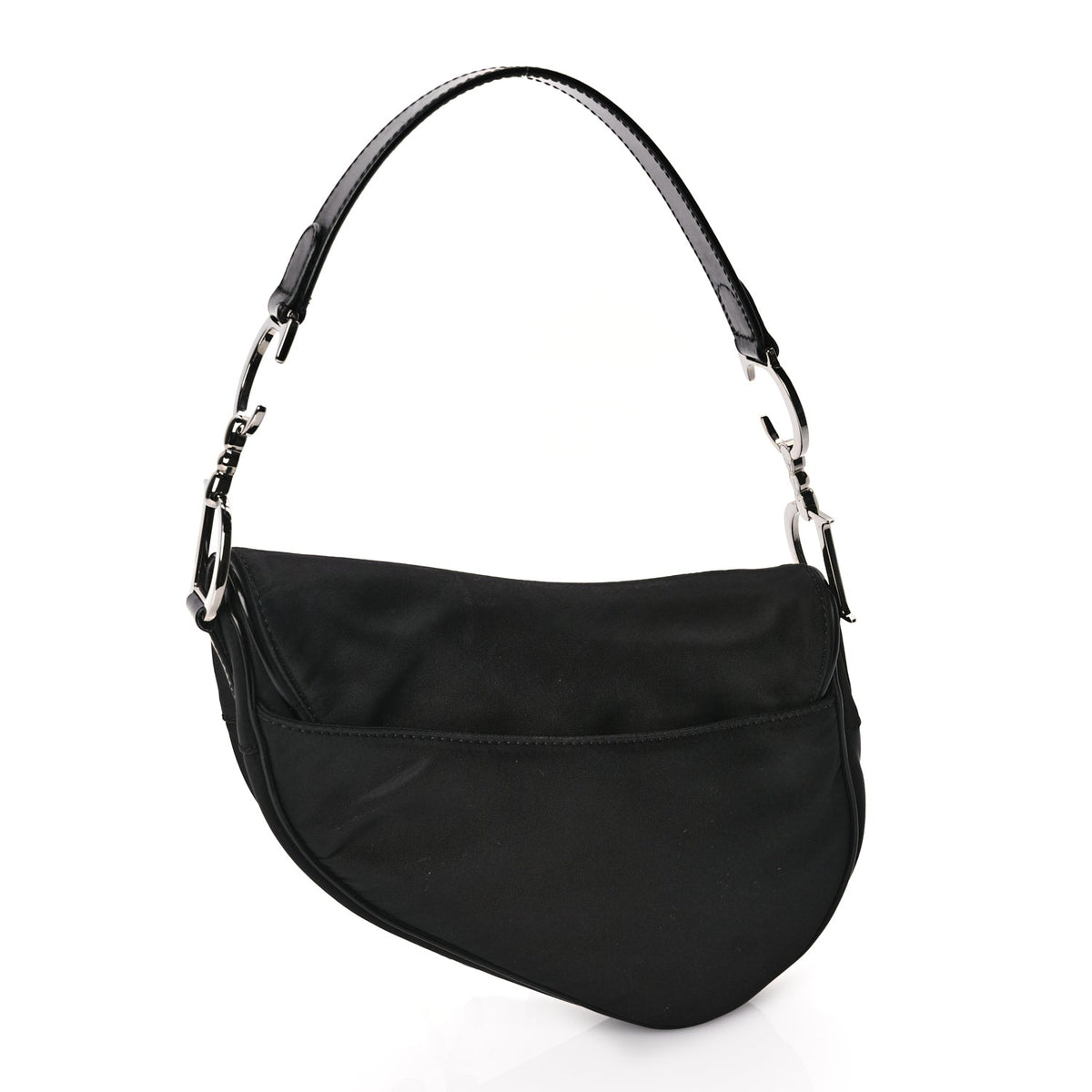 Christian Dior Nylon Saddle Bag Black Rovelle Bags