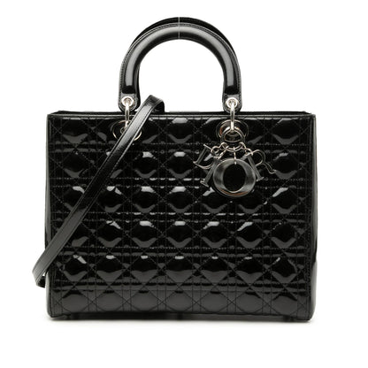 Dior Lady Dior Cannage Black Handbag Rovelle Bags