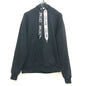 CELINE Hoodie 2Y468670Q cotton black logo laces Hoodie mens XS