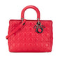 Dior Lady Dior Leather Handbag Rovelle Bags