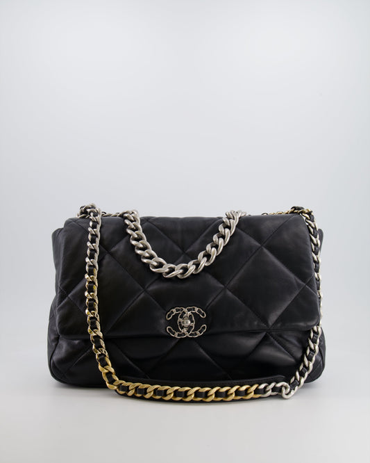 Chanel Quilted Leather Black Handbag Rovelle Bags