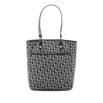 Black Dior Diorissimo Trotter Canvas Tote Rovelle Bags