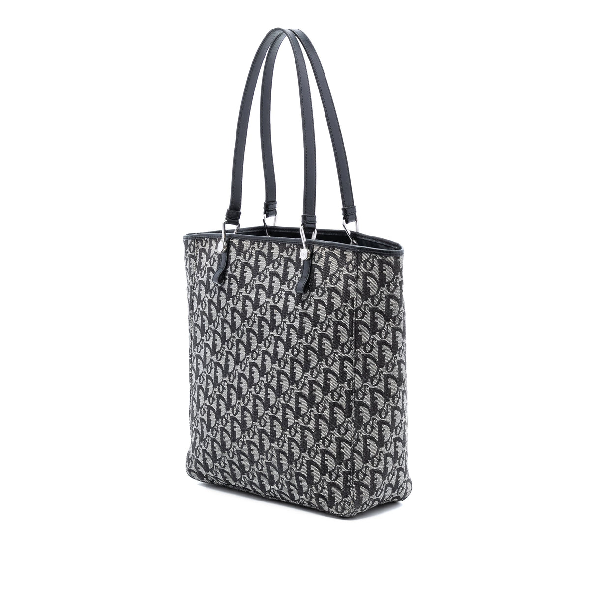 Black Dior Diorissimo Trotter Canvas Tote Rovelle Bags