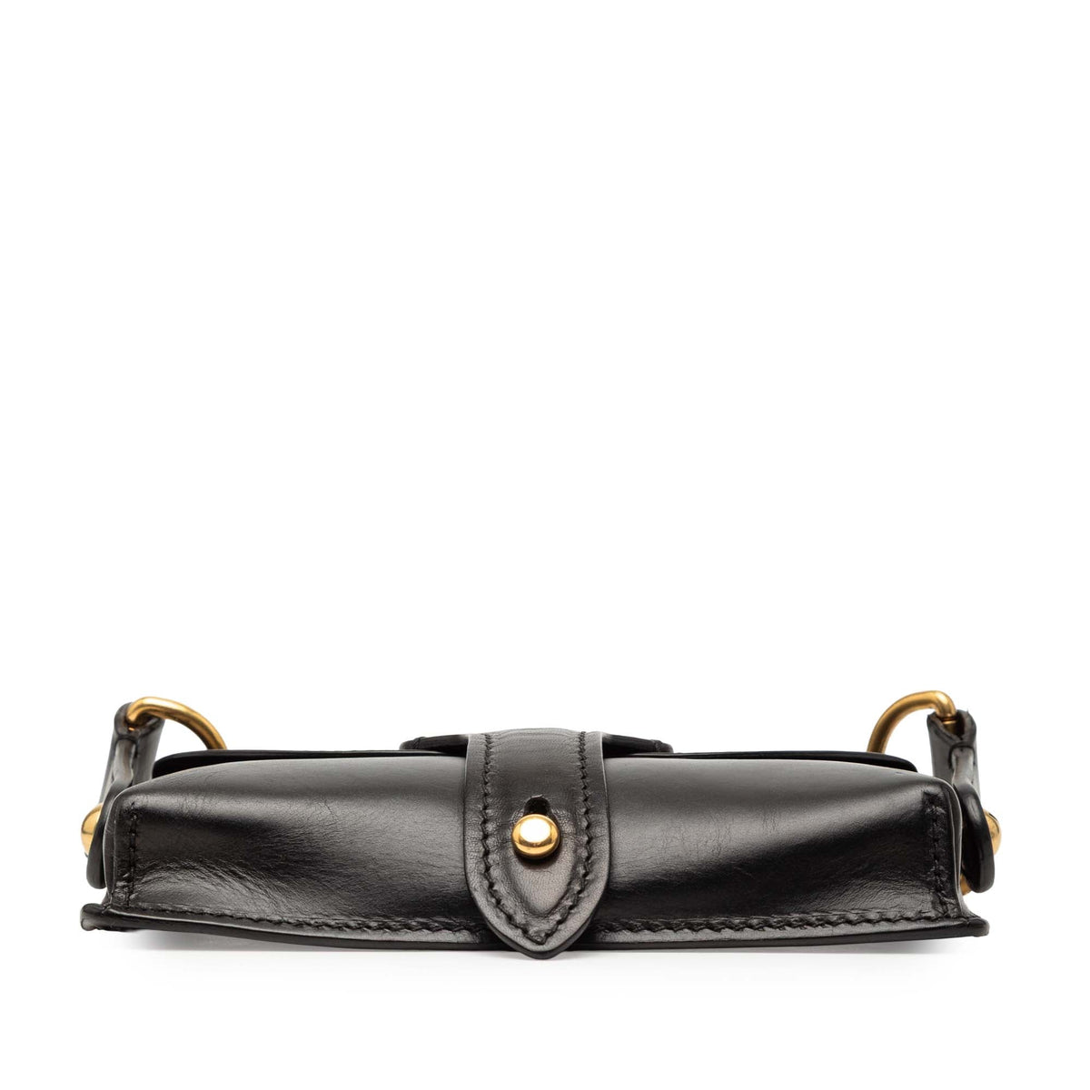Black Dior Mini Leather D Bee Saddle Bag Rovelle Bags