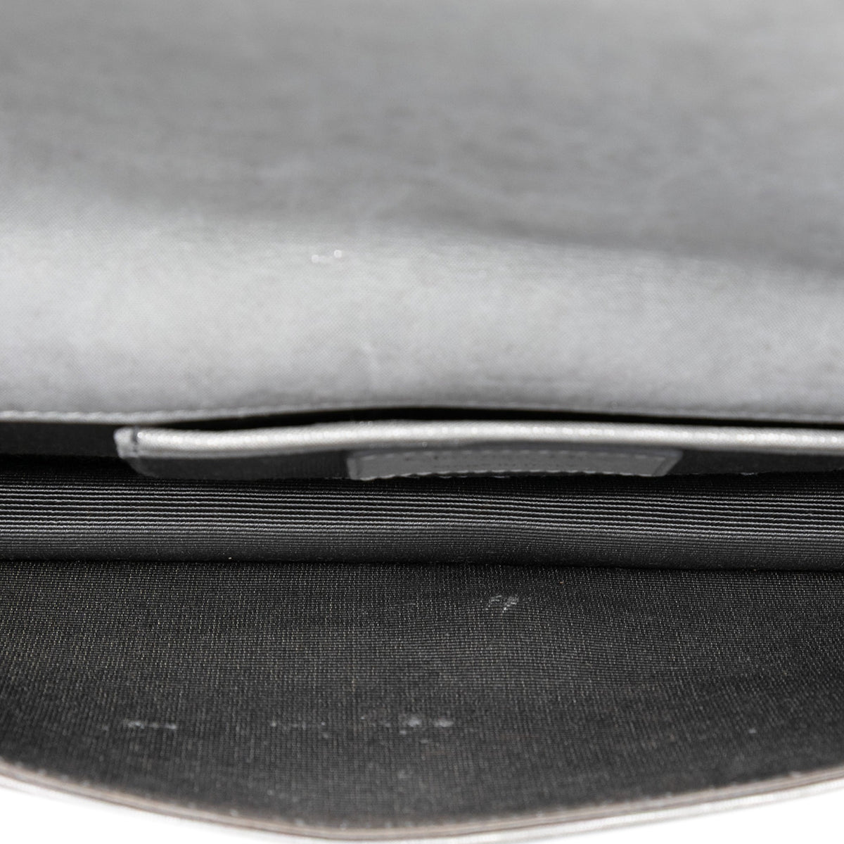 Silver Dior Iridescent Lambskin Cannage Lady Dior Convertible Clutch Crossbody Bag Rovelle Bags