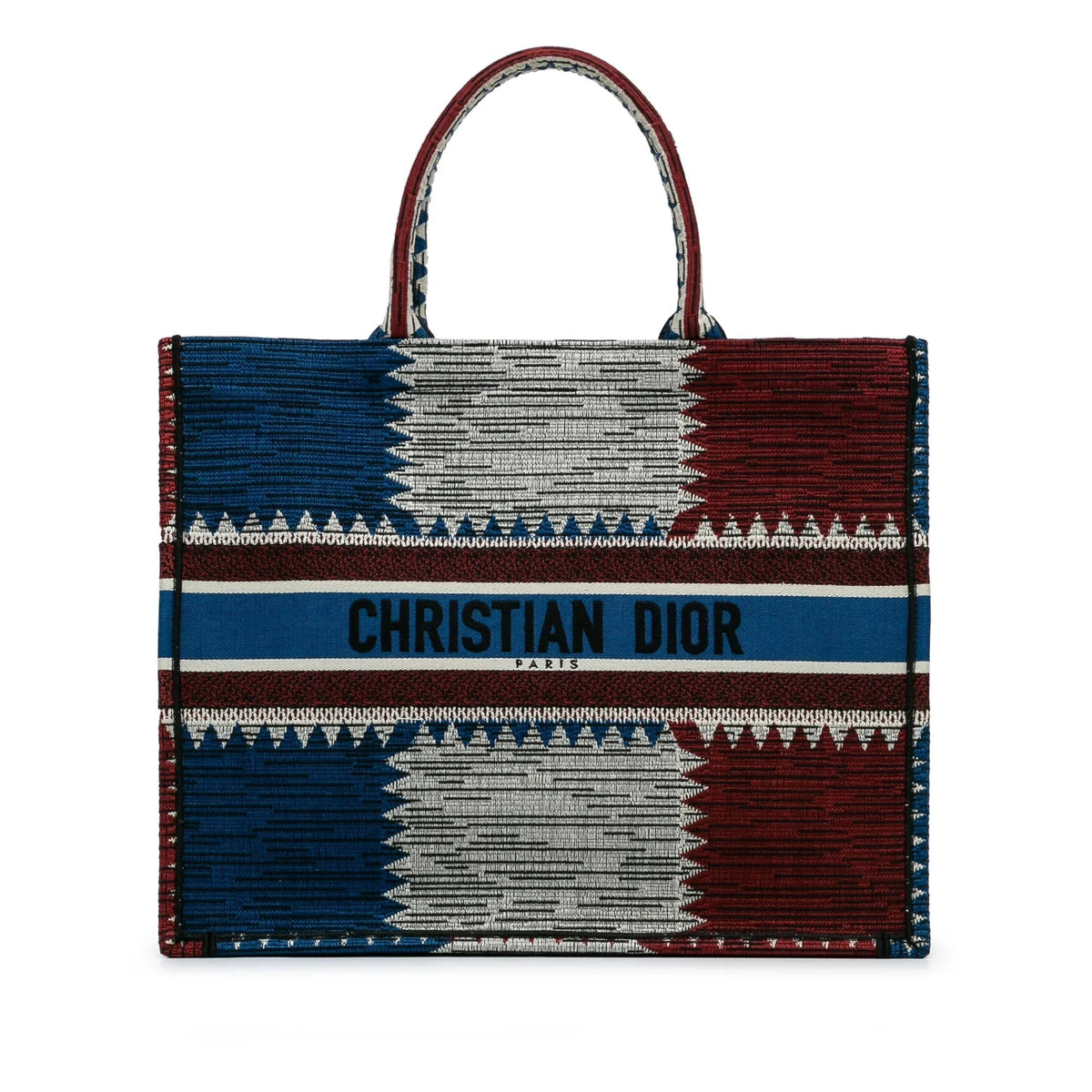 Dior Book Tote Leather Tote Bag Blue Rovelle Bags