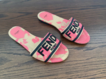 Fendi Pink Slides Rovelle Bags