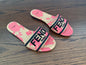 Fendi Pink Slides Rovelle Bags